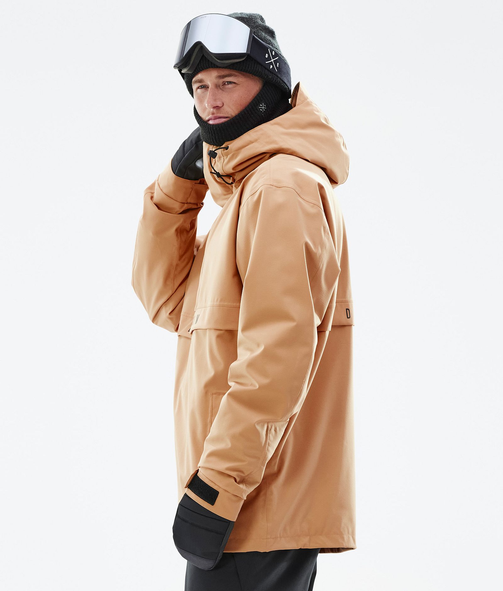 Dope Legacy Snowboardjakke Herre Khaki Yellow Renewed, Bilde 6 av 9