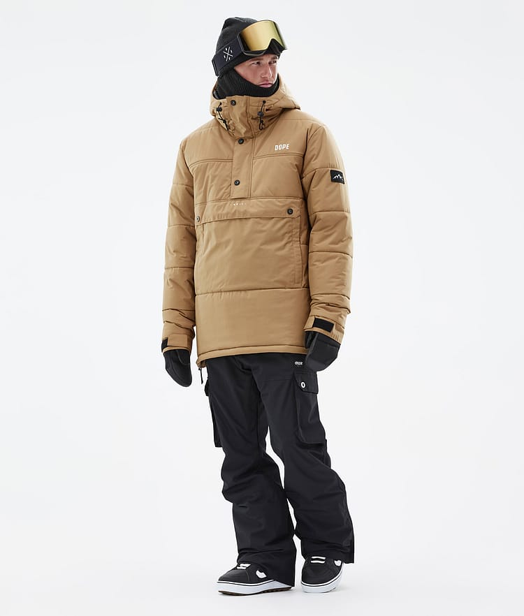 Dope Puffer Snowboardjakke Herre Gold, Image 3 of 9
