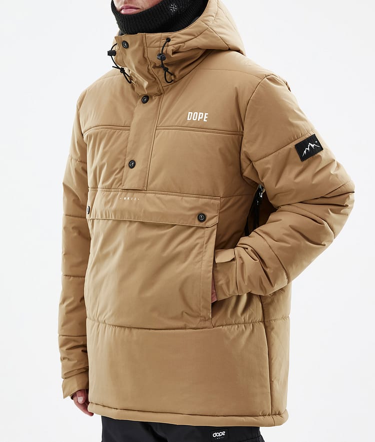 Dope Puffer Snowboardjakke Herre Gold, Image 8 of 9