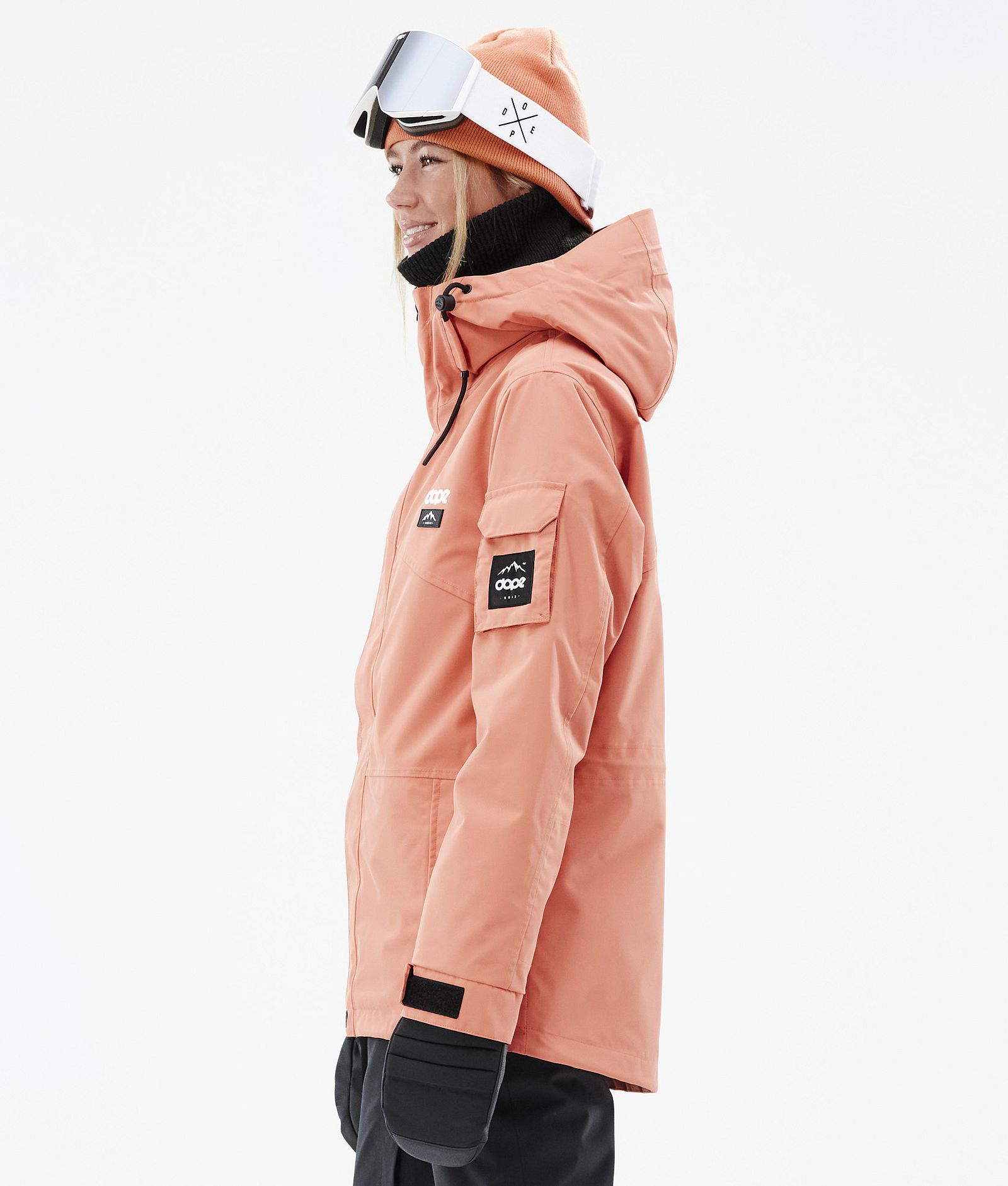 Dope Adept W Snowboardjakke Dame Peach Renewed, Bilde 6 av 10