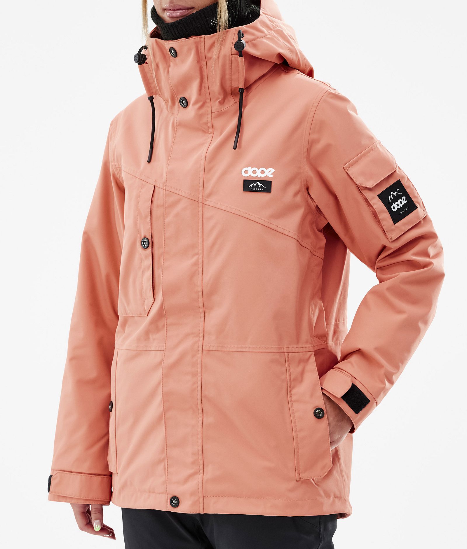 Dope Adept W Snowboardjakke Dame Peach Renewed, Bilde 8 av 10