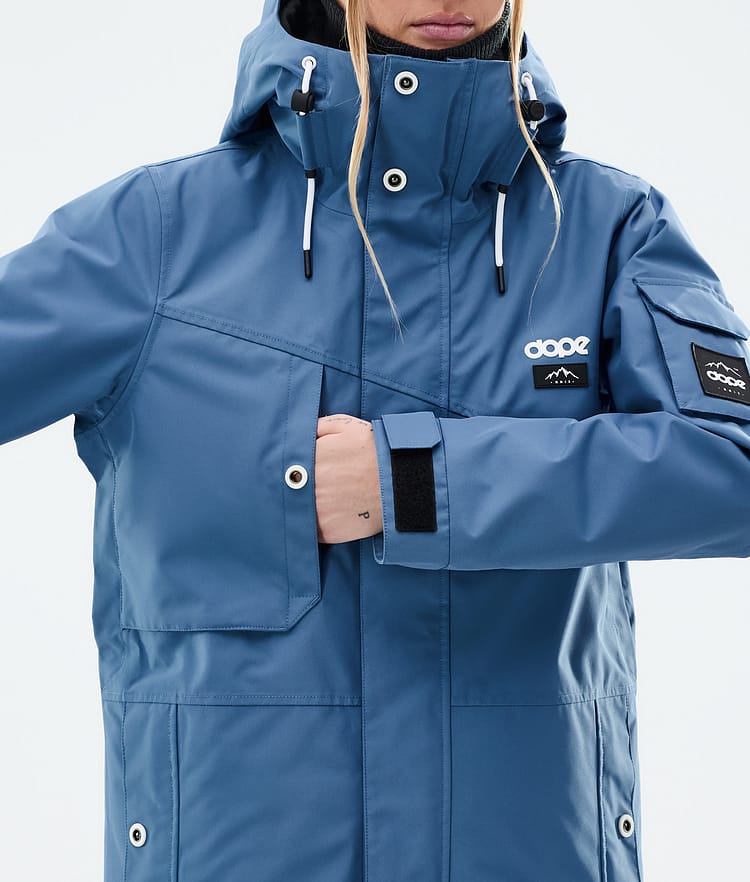 Dope Adept W Skijakke Dame Blue Steel, Bilde 8 av 9