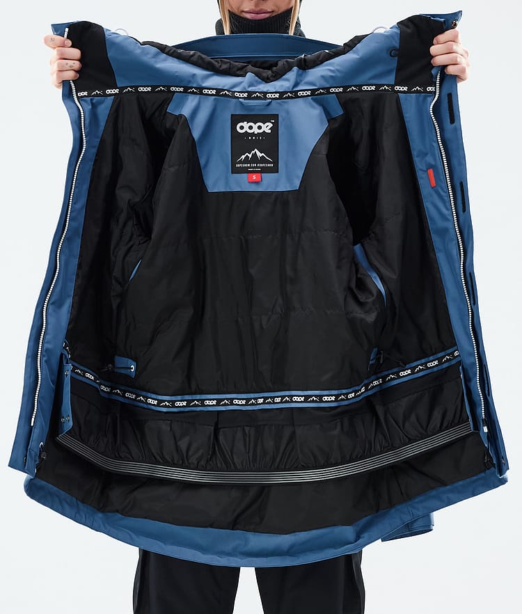 Dope Adept W Snowboardjakke Dame Blue Steel, Bilde 9 av 9