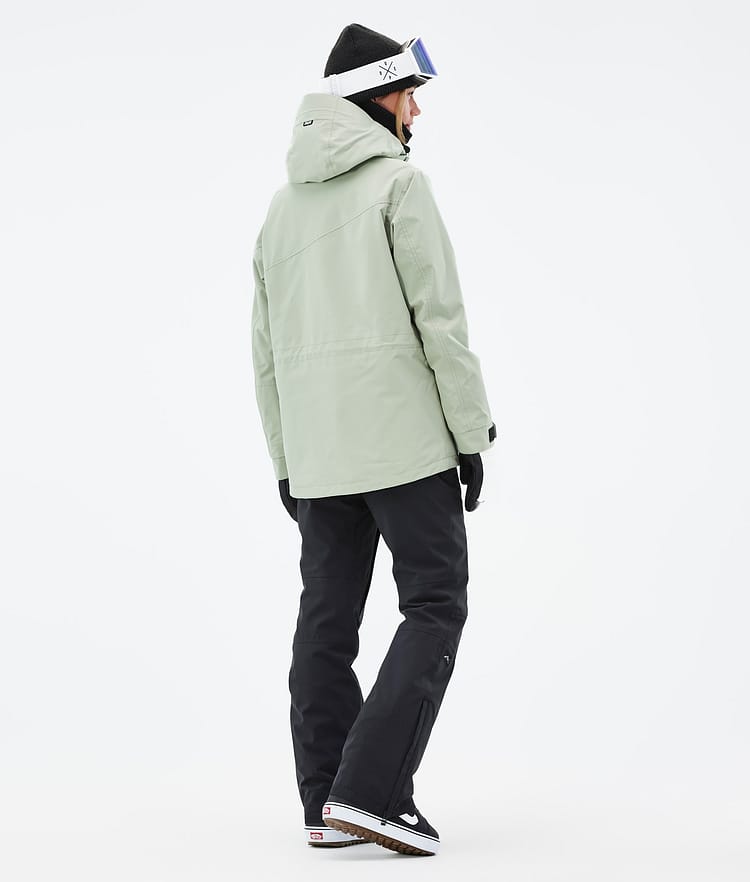 Dope Adept W Snowboardjakke Dame Soft Green Renewed, Bilde 5 av 10