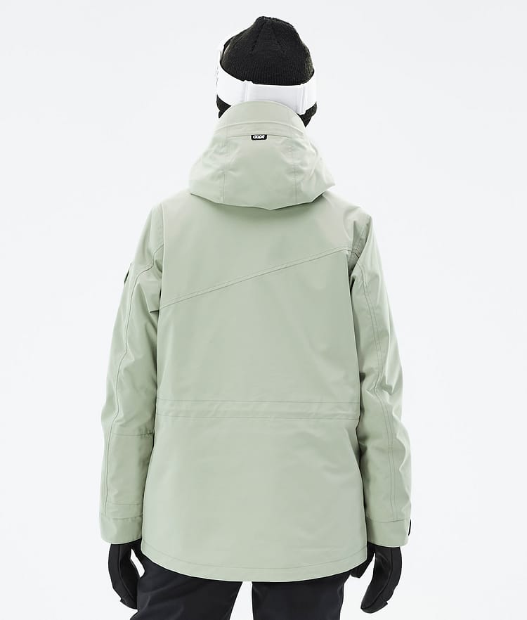 Dope Adept W Snowboardjakke Dame Soft Green Renewed, Bilde 7 av 10