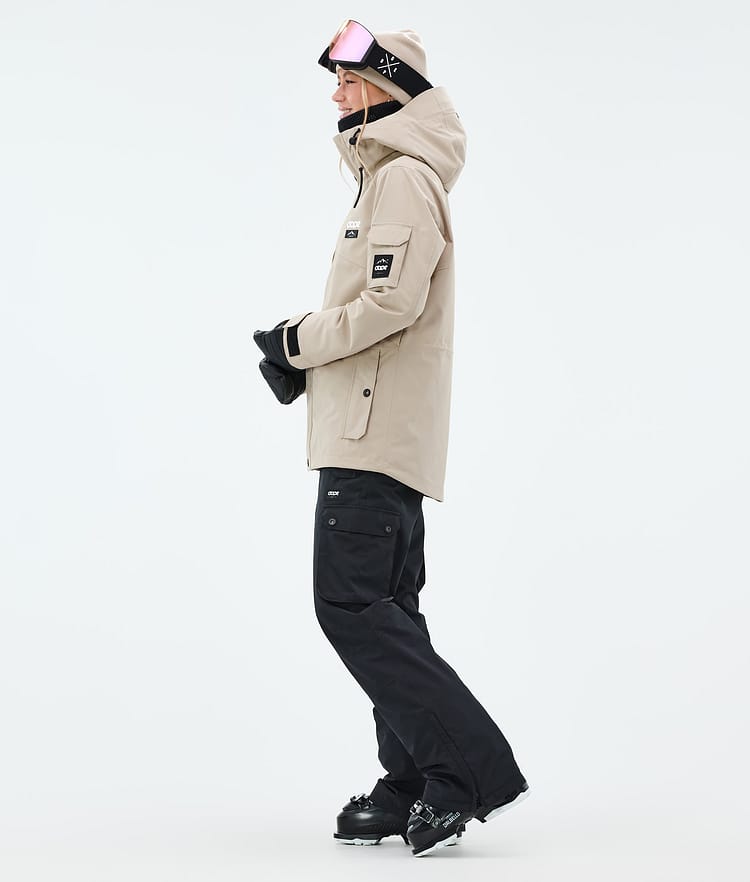 Dope Adept W Skijakke Dame Sand, Bilde 3 av 9