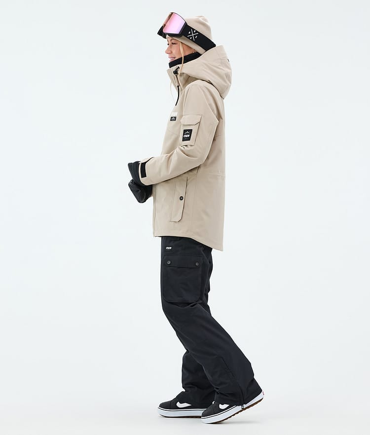 Dope Adept W Snowboardjakke Dame Sand, Bilde 3 av 9