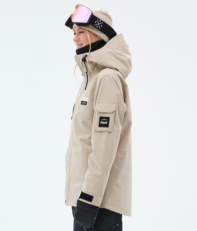 Dope Adept W Skijakke Dame Sand, Bilde 5 av 9