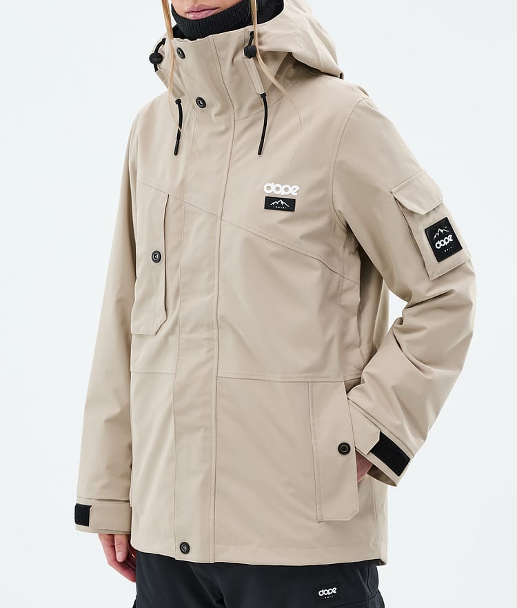 Dope Adept W Skijakke Dame Sand, Bilde 7 av 9