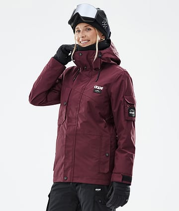 Dope Adept W Snowboardjakke Don Burgundy