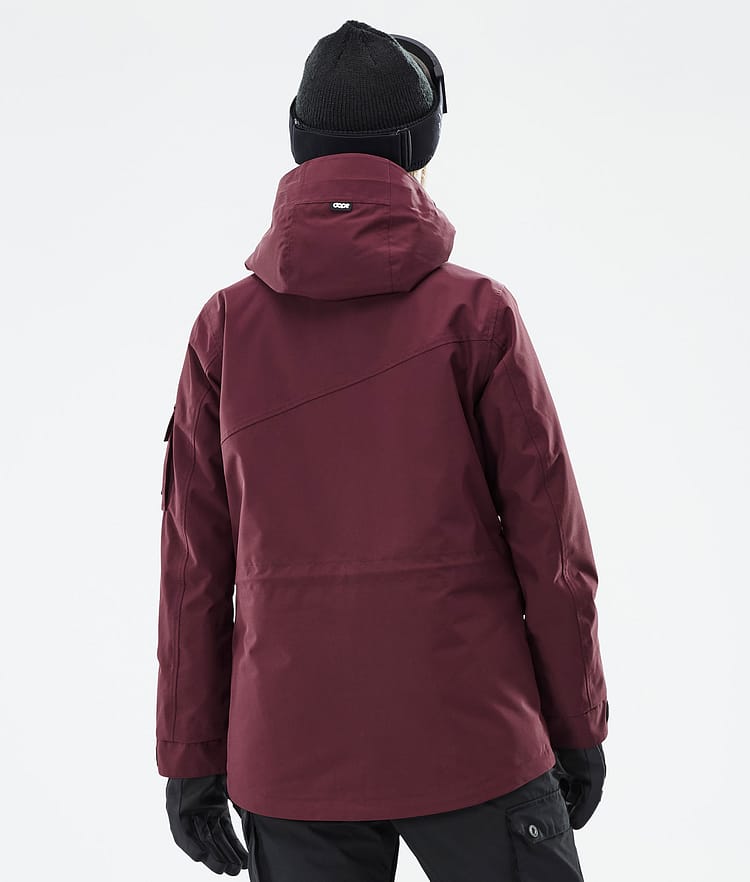 Dope Adept W Snowboardjakke Dame Don Burgundy Renewed, Bilde 7 av 8