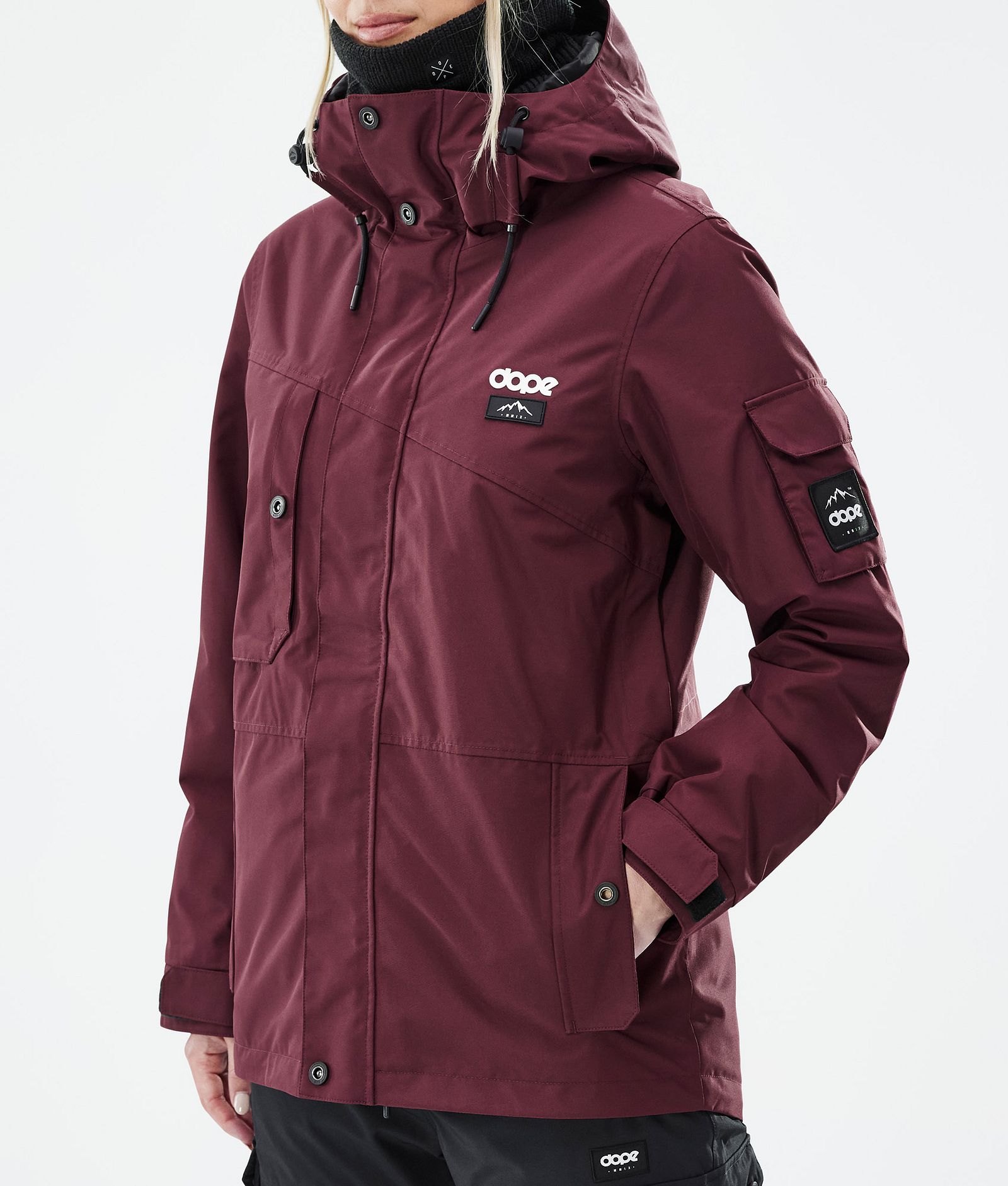 Dope Adept W Snowboardjakke Dame Don Burgundy Renewed, Bilde 7 av 8