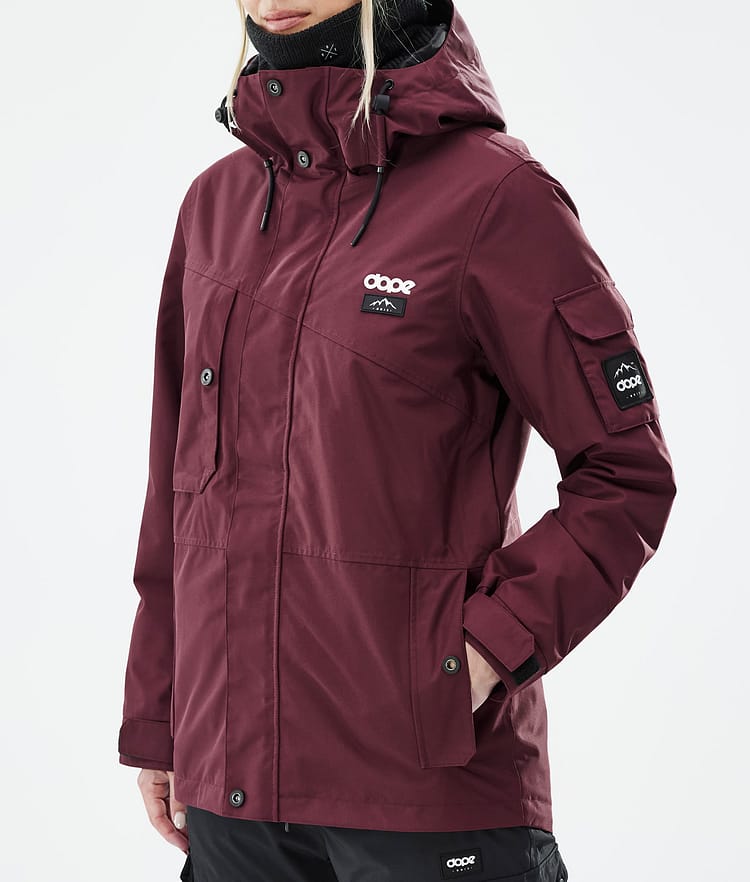 Dope Adept W Snowboardjakke Dame Don Burgundy Renewed, Bilde 8 av 8