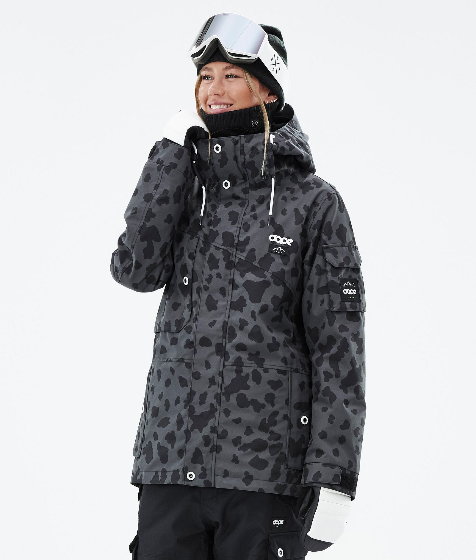 Dope Adept W Snowboardjakke Dame Dots Phantom Renewed, Bilde 1 av 10