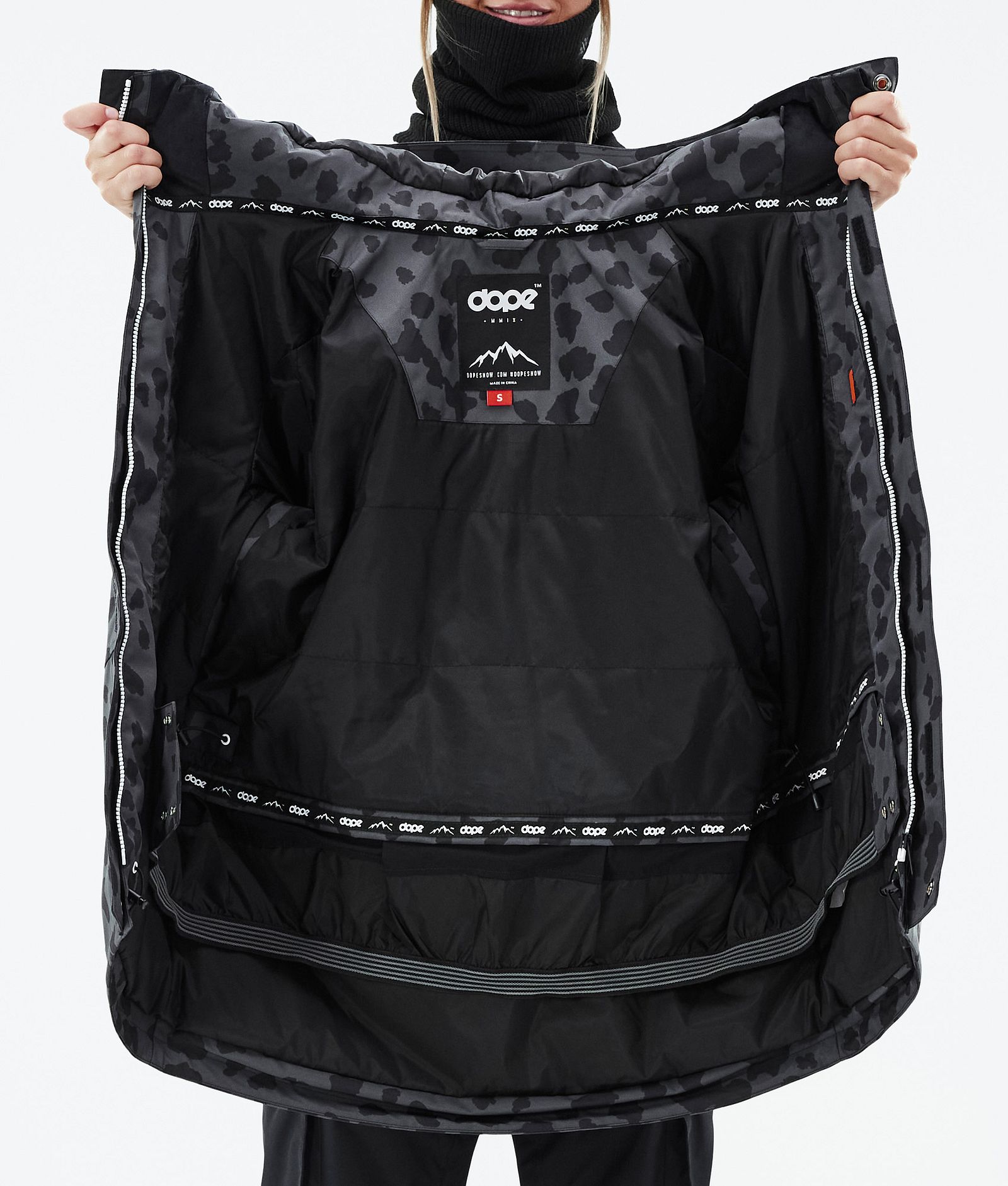 Dope Adept W Skijakke Dame Dots Phantom, Bilde 10 av 10