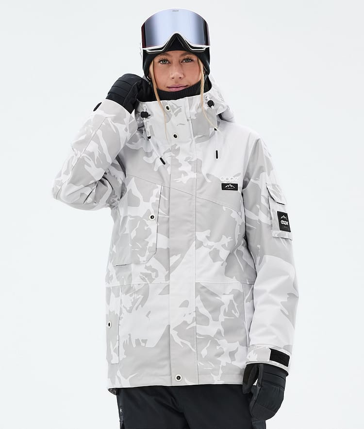 Dope Adept W Skijakke Dame Grey Camo, Bilde 1 av 9