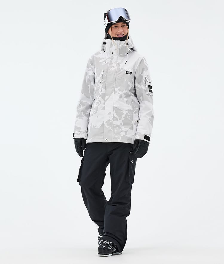 Dope Adept W Skijakke Dame Grey Camo, Bilde 2 av 9