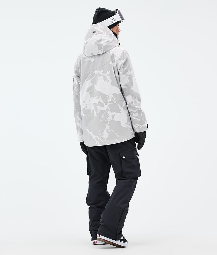 Dope Adept W Snowboardjakke Dame Grey Camo, Bilde 4 av 9