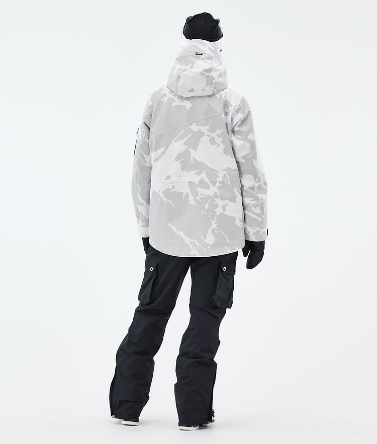 Dope Adept W Skijakke Dame Grey Camo, Bilde 4 av 9