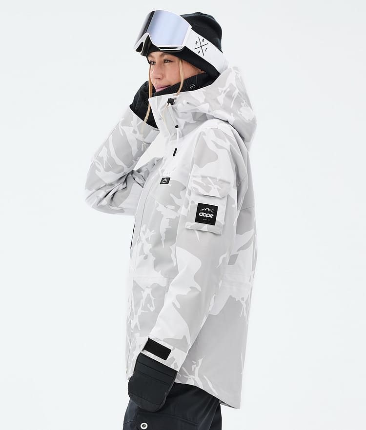 Dope Adept W Skijakke Dame Grey Camo, Bilde 5 av 9