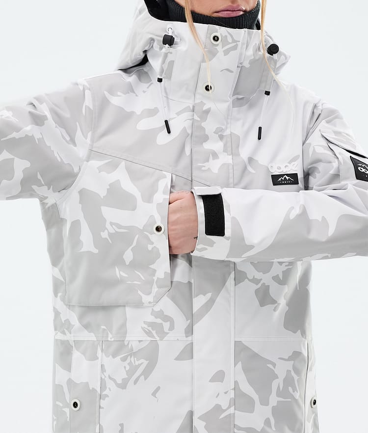 Dope Adept W Skijakke Dame Grey Camo, Bilde 8 av 9