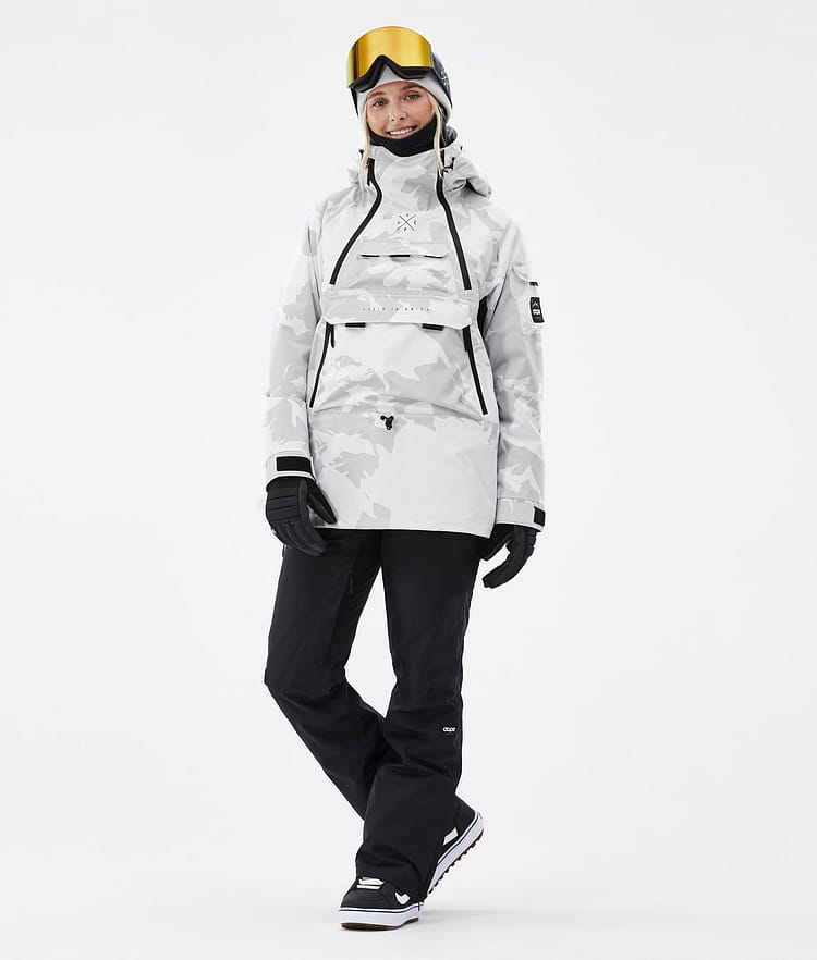 Dope Akin W Snowboardjakke Dame Grey Camo, Bilde 2 av 8