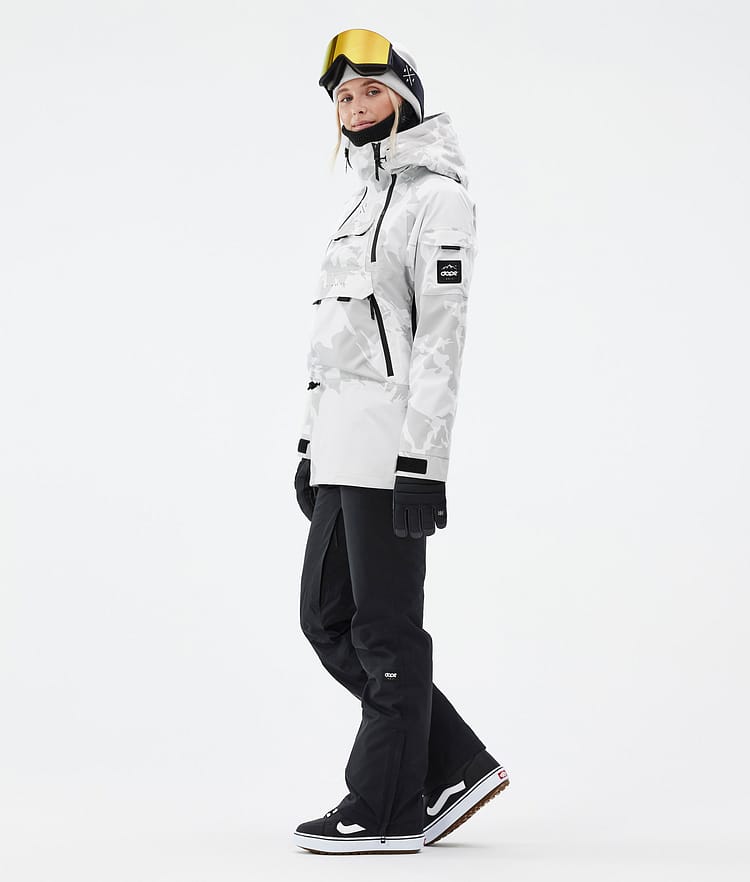 Dope Akin W Snowboardjakke Dame Grey Camo Renewed, Bilde 4 av 8