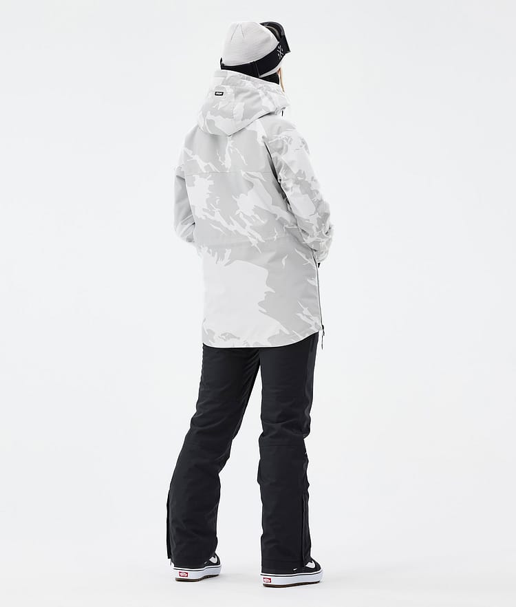 Dope Akin W Snowboardjakke Dame Grey Camo, Bilde 4 av 8