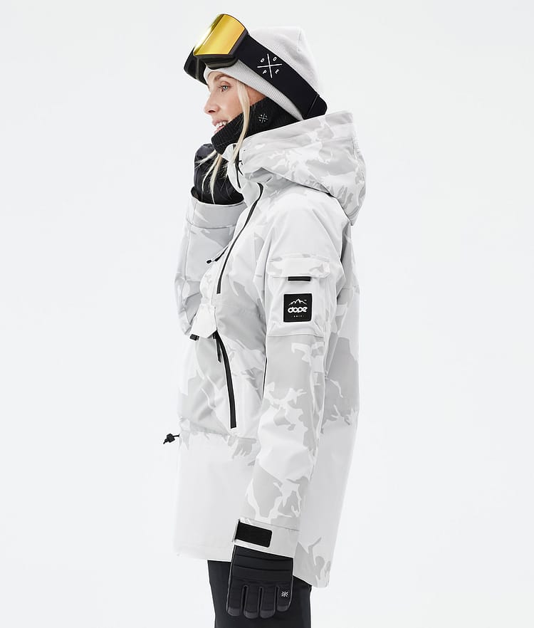 Dope Akin W Snowboardjakke Dame Grey Camo, Bilde 5 av 8