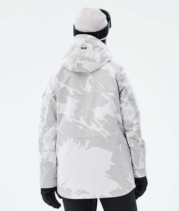 Dope Akin W Snowboardjakke Dame Grey Camo Renewed, Bilde 7 av 8