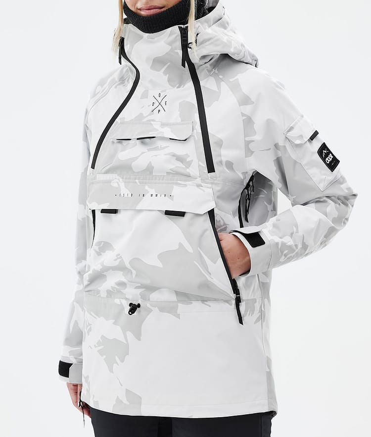 Dope Akin W Snowboardjakke Dame Grey Camo Renewed, Bilde 8 av 8