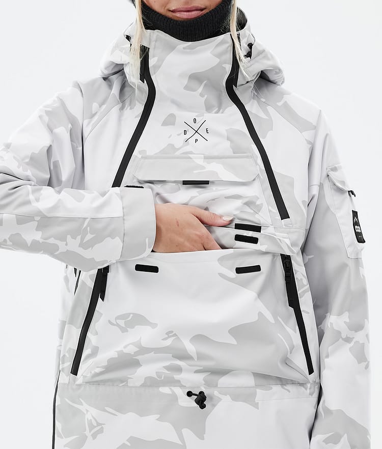 Dope Akin W Snowboardjakke Dame Grey Camo Renewed, Bilde 9 av 8