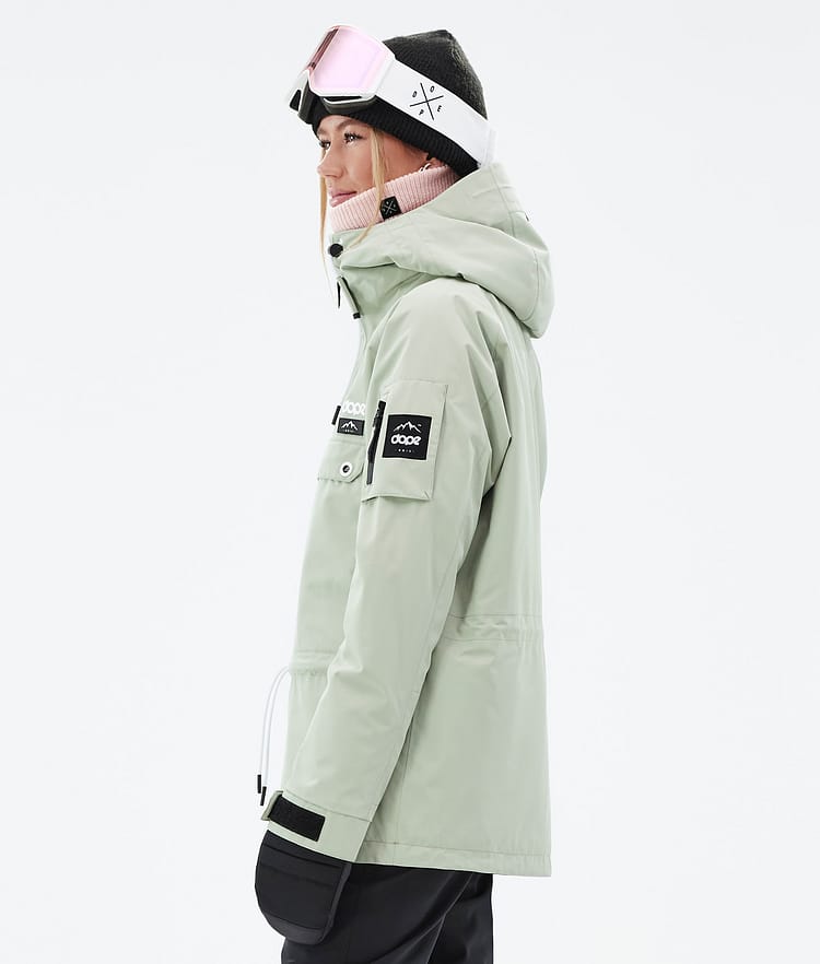 Dope Annok W Skijakke Dame Soft Green, Bilde 6 av 9