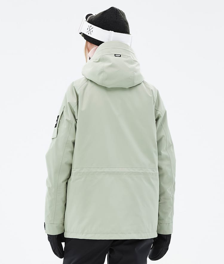 Dope Annok W Skijakke Dame Soft Green, Bilde 7 av 9