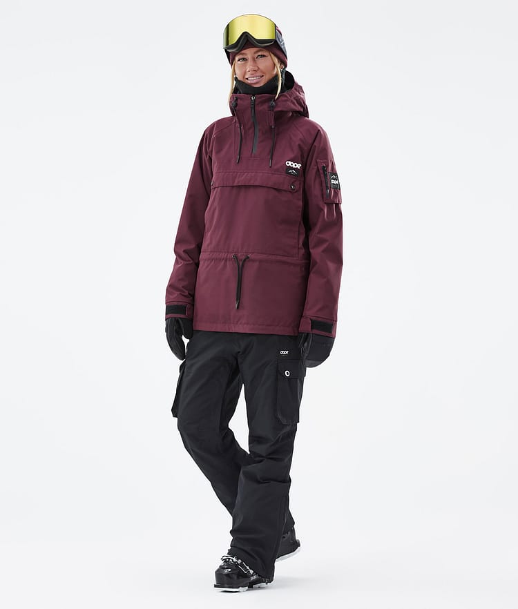 Dope Annok W Skijakke Dame Don Burgundy, Bilde 3 av 9