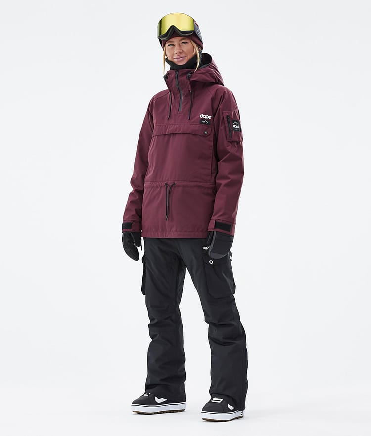 Dope Annok W Snowboardjakke Dame Don Burgundy, Bilde 3 av 9