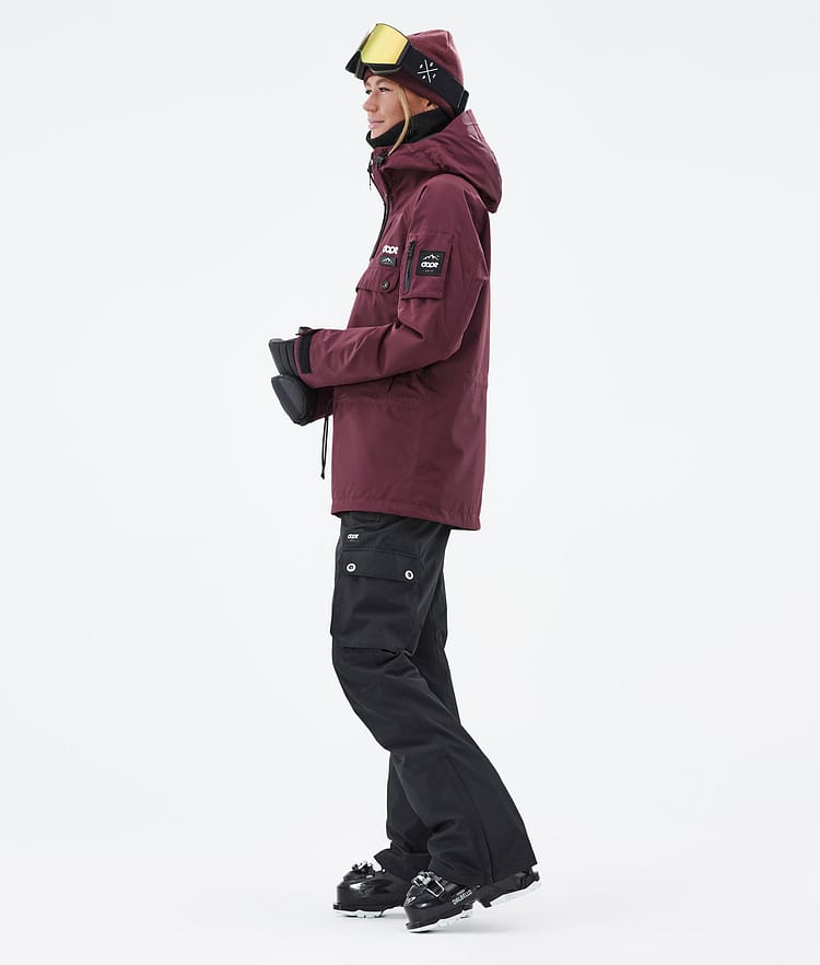 Dope Annok W Skijakke Dame Don Burgundy, Bilde 4 av 9
