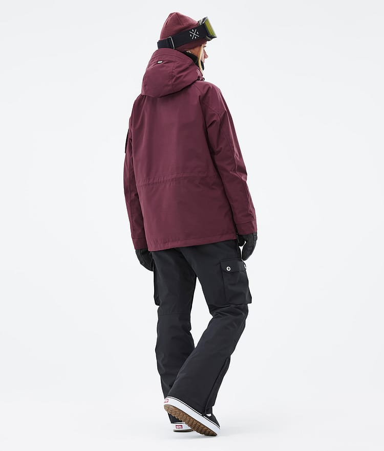 Dope Annok W Snowboardjakke Dame Don Burgundy, Bilde 5 av 9