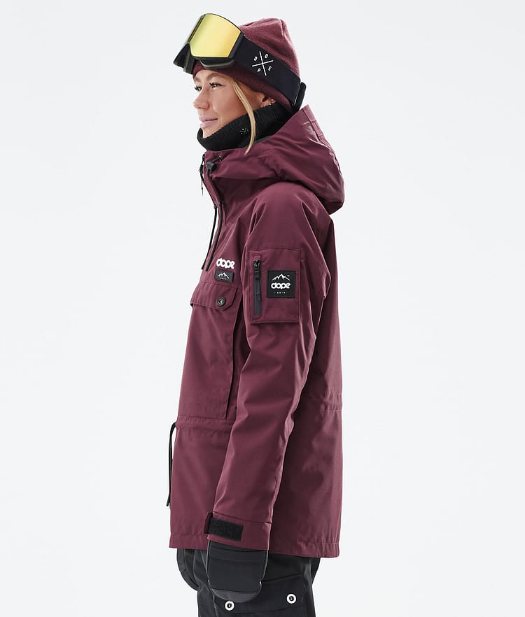 Dope Annok W Snowboardjakke Dame Don Burgundy, Bilde 6 av 9
