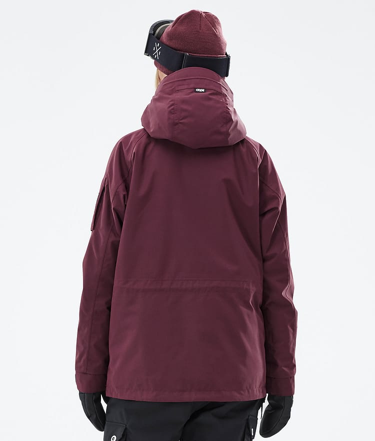 Dope Annok W Snowboardjakke Dame Don Burgundy, Bilde 7 av 9