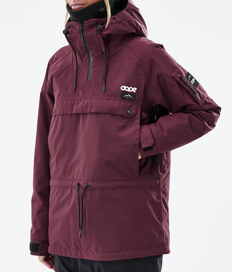 Dope Annok W Snowboardjakke Dame Don Burgundy, Bilde 8 av 9