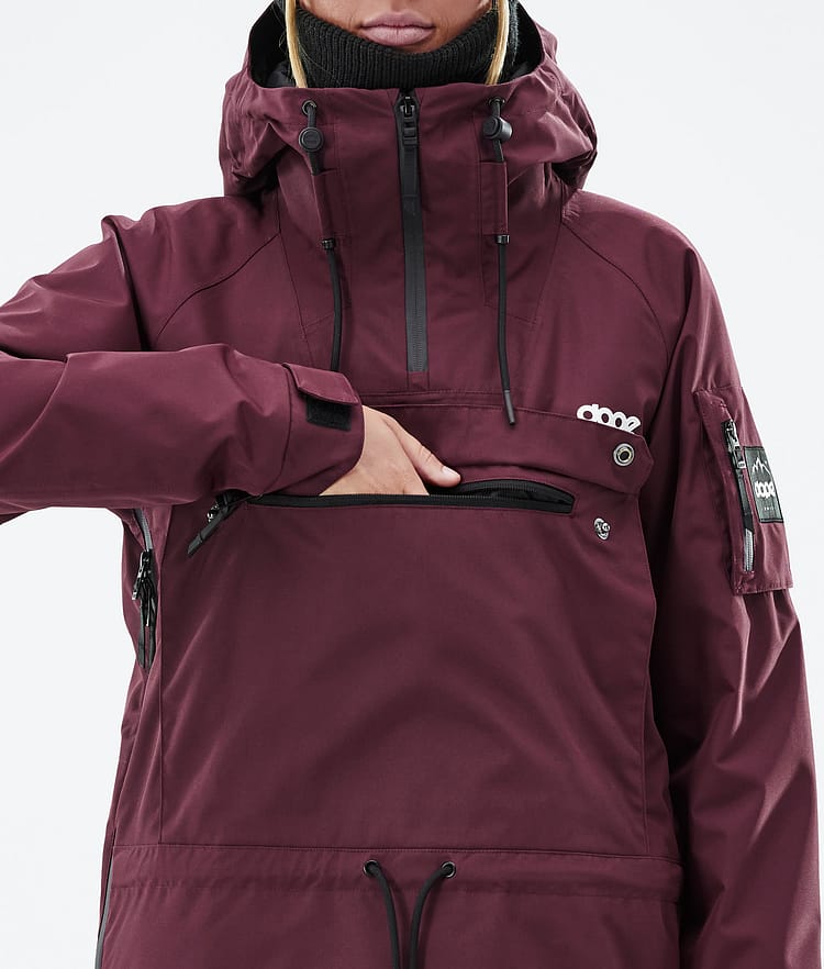 Dope Annok W Snowboardjakke Dame Don Burgundy, Bilde 9 av 9