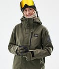 Dope Blizzard W Full Zip Snowboardjakke Dame Olive Green Renewed, Bilde 2 av 10