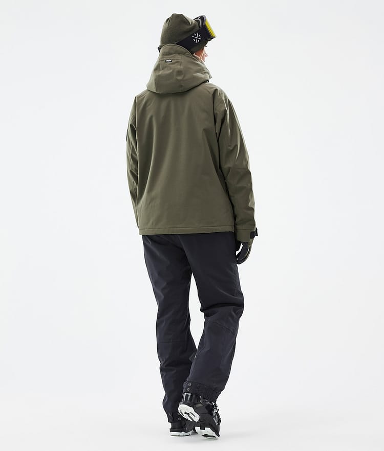 Dope Blizzard W Full Zip Skijakke Dame Olive Green, Bilde 5 av 10