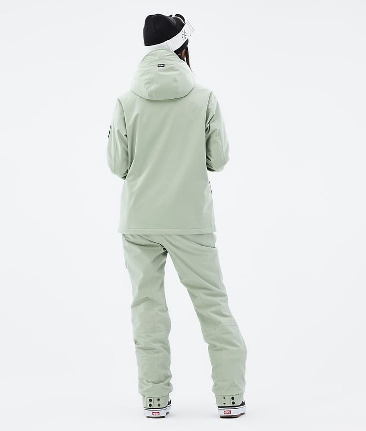 Dope Blizzard W Full Zip Snowboardjakke Dame Soft Green, Bilde 5 av 10