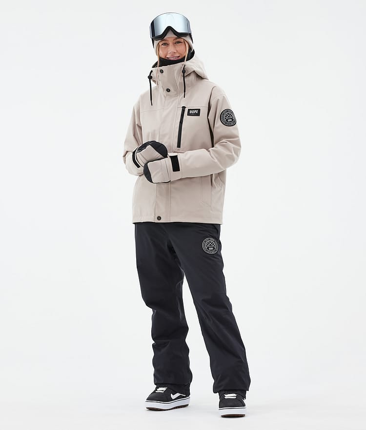 Dope Blizzard W Full Zip 24 Snowboardjakke Dame Sand Renewed, Bilde 3 av 10