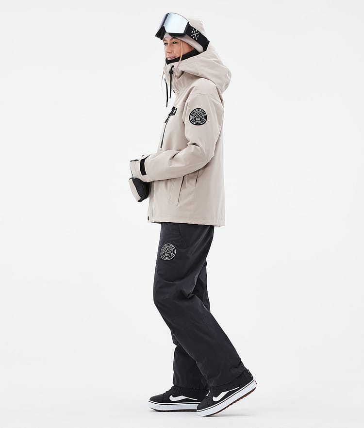 Dope Blizzard W Full Zip 24 Snowboardjakke Dame Sand Renewed, Bilde 4 av 10