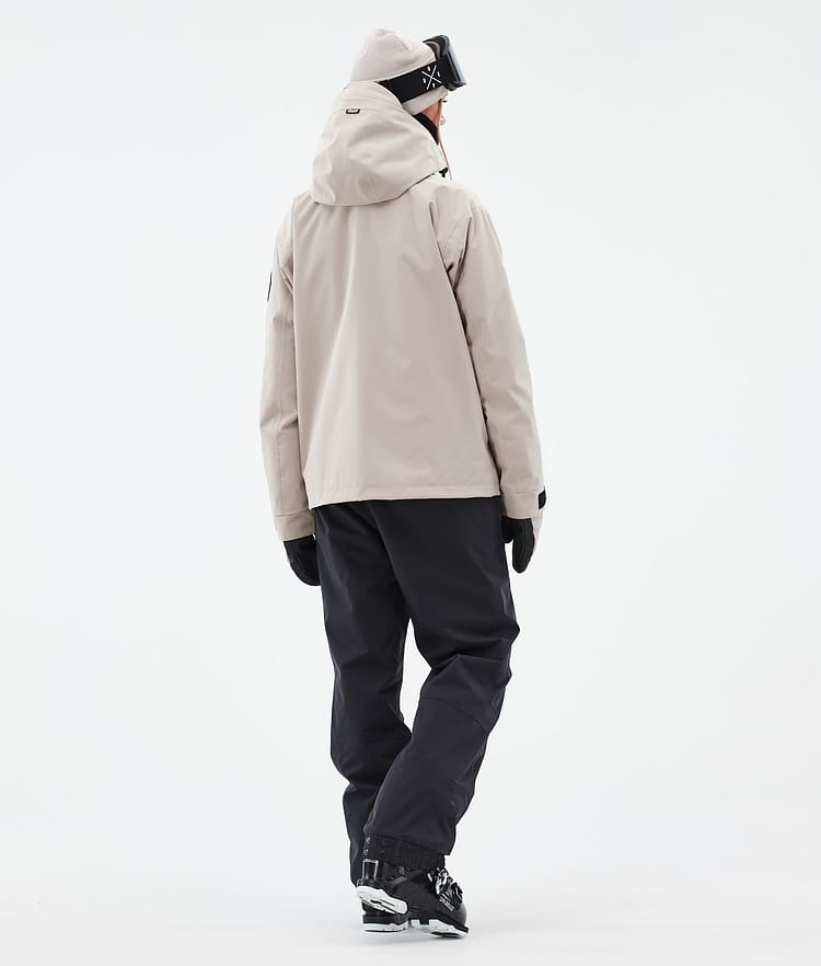 Dope Blizzard W Full Zip 24 Skijakke Dame Sand, Bilde 5 av 10