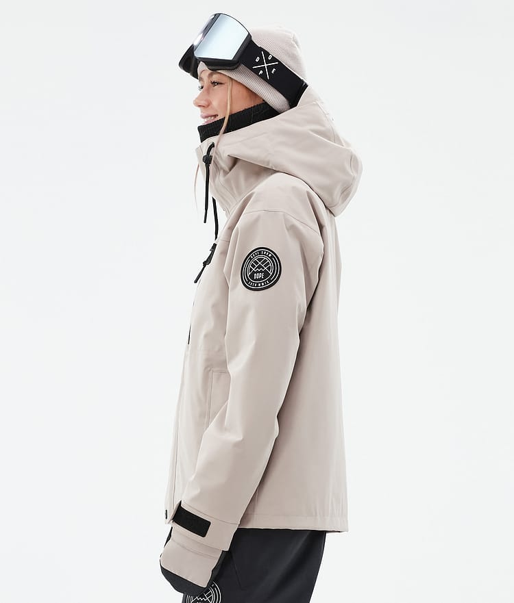 Dope Blizzard W Full Zip 24 Snowboardjakke Dame Sand Renewed, Bilde 6 av 10