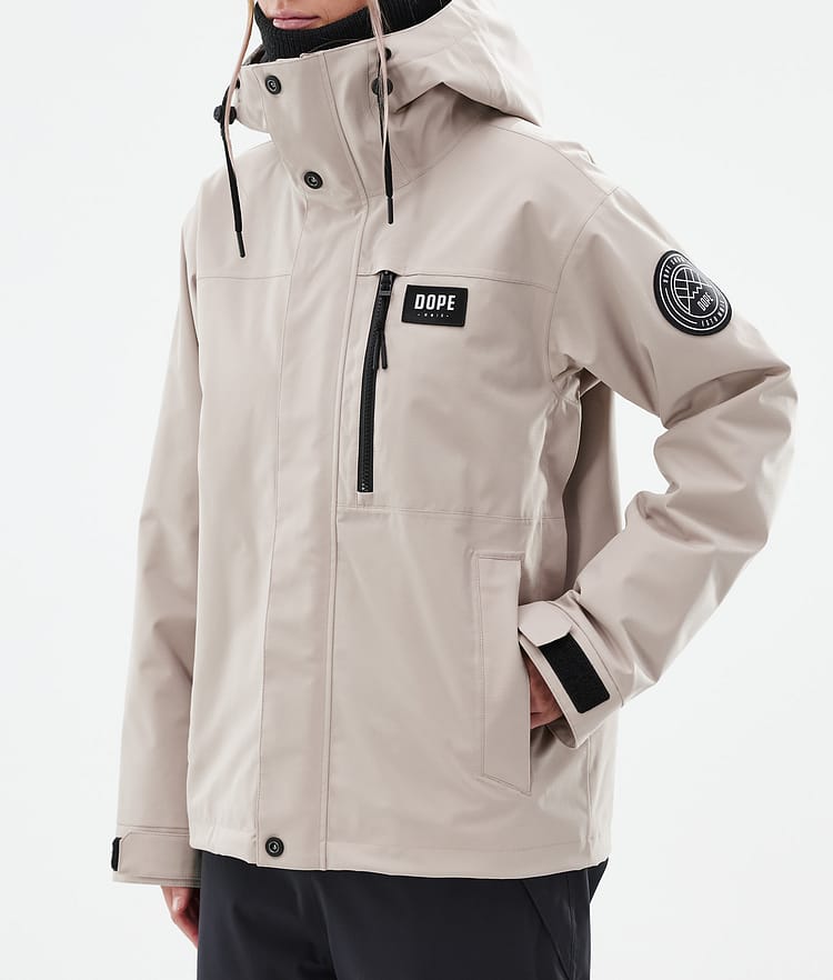 Dope Blizzard W Full Zip 24 Snowboardjakke Dame Sand Renewed, Bilde 8 av 10